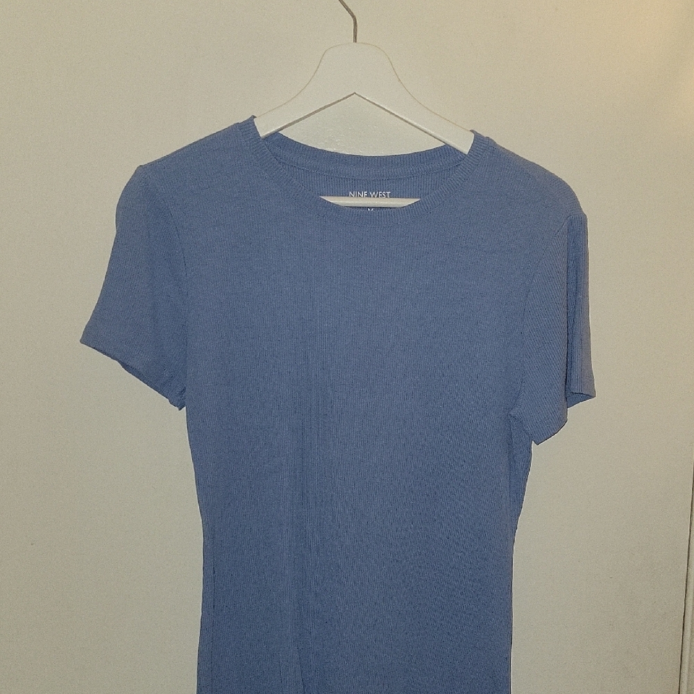 Nine West Classic Blue Blouse